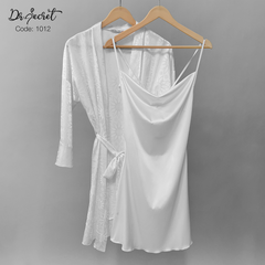 Satin Nightdress with Robe