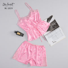 Shiny day satin set