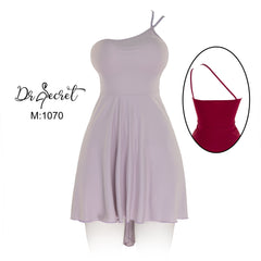 فستان كتف واحد مبهج