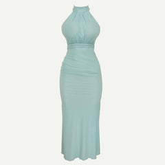 فستان ضيق بدون ظهر