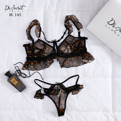 Shy tiger bra set