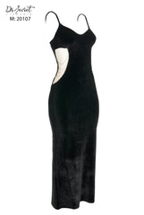 فستان مخمل ناعم