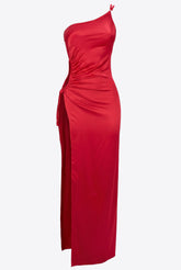 Charming Long Satin Dress