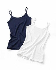 Essential Cotton Strap Top 2X1-L