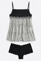 Ivory Whisper Lace Set