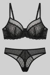 Mystic lace bra set