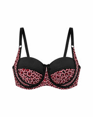 Classic Leopard Balcony Bra