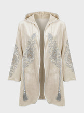 Velour Lace Elegance bathrobe