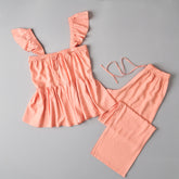 Soft Ruffled Pajama
