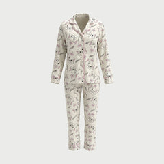 Cute Kitty Pajama Set