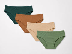 Soft Cotton Bikini 4-Piece Set-L