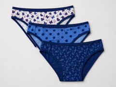 Floral Cotton Bikini 3-Piece Set- XXXL