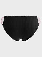 Ribbed Bow Strap Panty