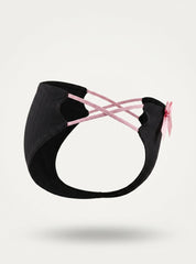 Ribbed Bow Strap Panty