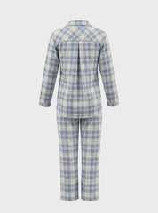 Maternity Check Pajama Set