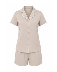 Button-Up Pajama Set