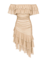 Sheer Ruffle Dress