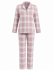 Maternity Check Pajama Set