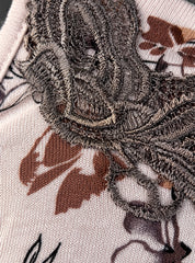 Floral Lace Short Pajama
