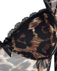 Wild Elegance Sheer Babydoll Set