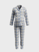Maternity Check Pajama Set