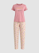 Bloomy Days Pajama Set