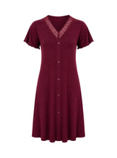 Velvet Berry Lounge Dress