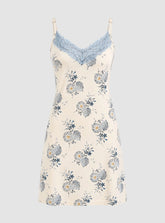 Blue Lace Night Dress