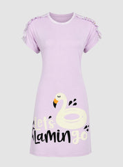 Sweet Flamingo Night Dress