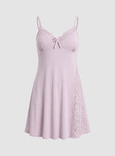 Midnight Lace Slip