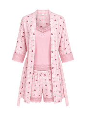 Pink Blossom Lounge Set