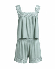 Veloura Lace Lounge Set