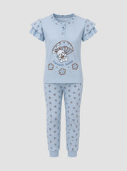 Bunny Bloom Pajama Set