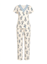 Blue Blossom Pajama Set