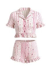 Sweet Stripe Pajama Set