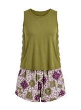 Olive Lace Lounge Set