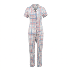 Soft Plaid Pajama Set
