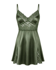 Royal Lace Satin Babydoll