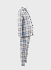 Maternity Check Pajama Set