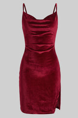 Velvet Bodycon Mini Dress