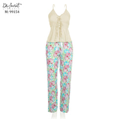 Flowery pajama set