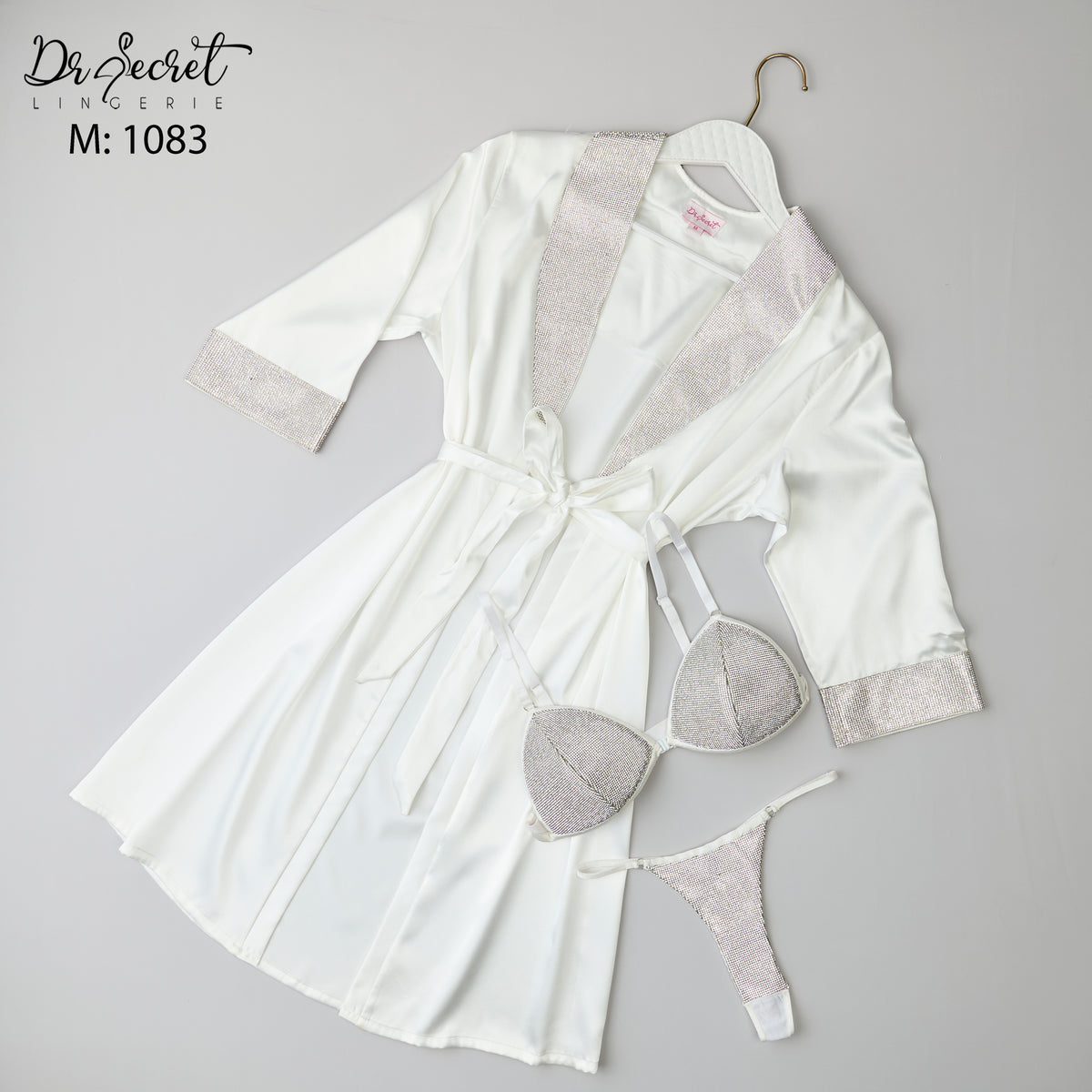 Robe with Bra & Panty Set