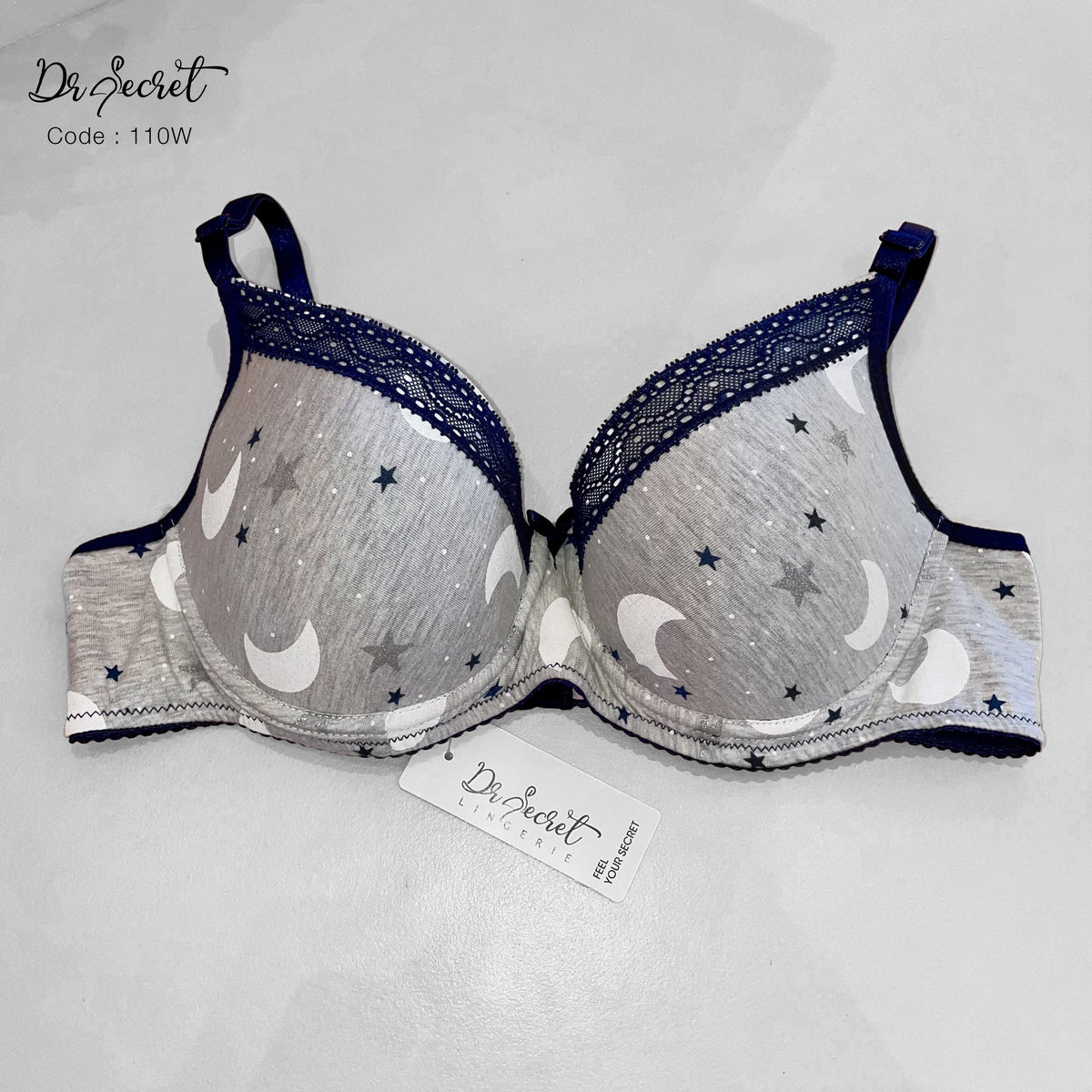 non-push up cotton bra