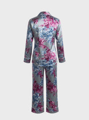 Royal Bloom Satin Set