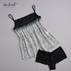 Ivory Whisper Lace Set