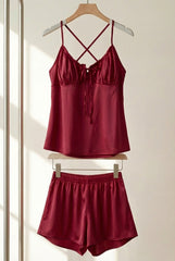 Soft Glow Satin Set