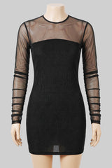 Sheer Midnight Dress