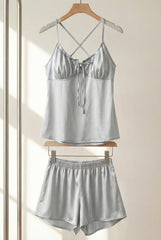 Soft Glow Satin Set