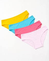 Soft Cotton Bikini 4-Piece Set-XL