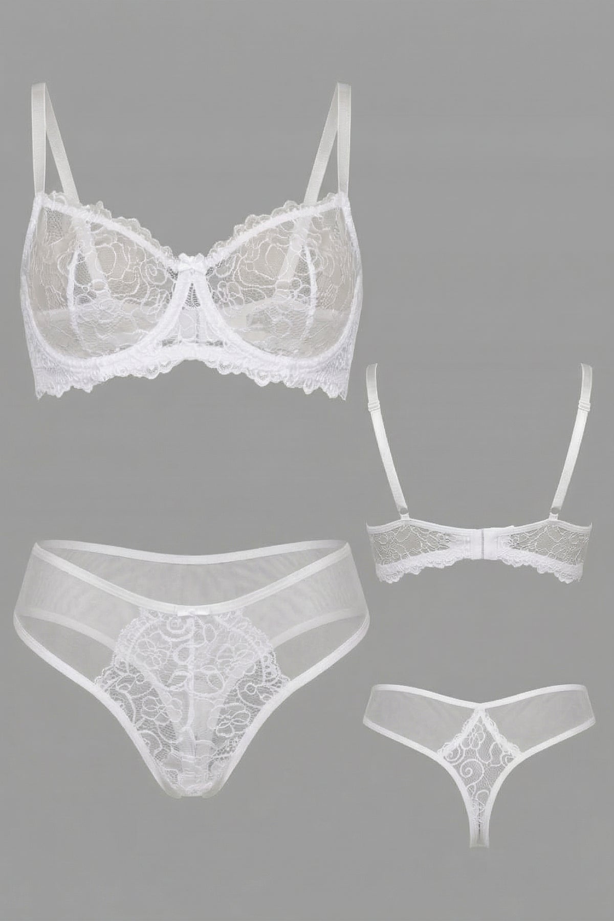 Mystic lace bra set